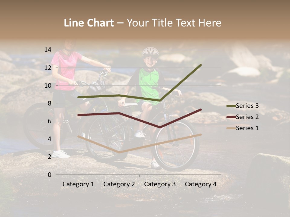 Cycle Sportive Rider PowerPoint Template