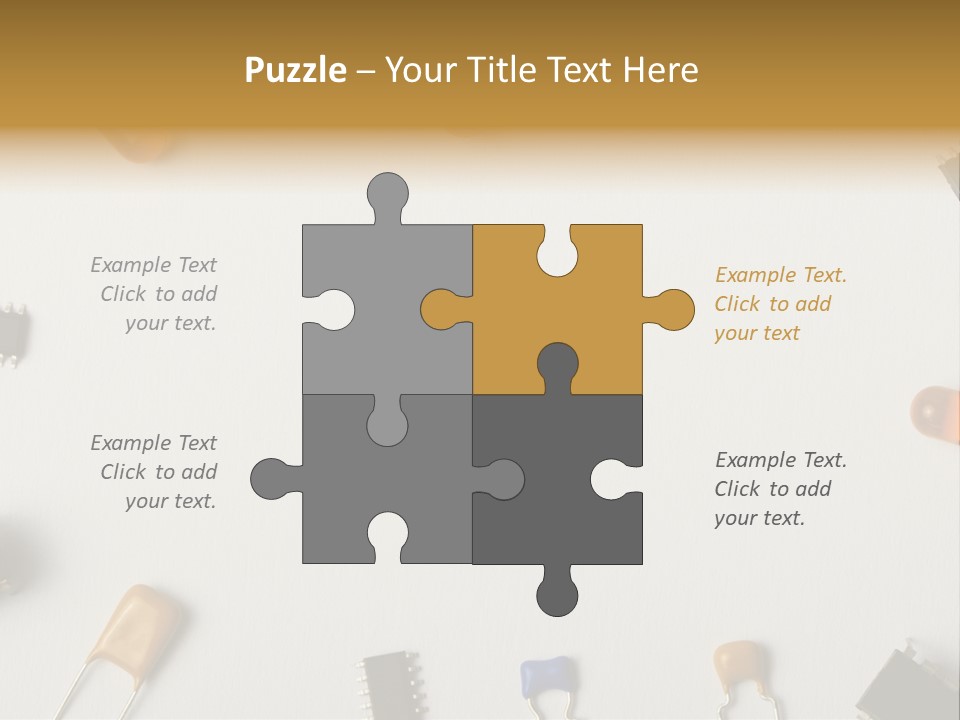Invitation Foot Integrated Circuit PowerPoint Template