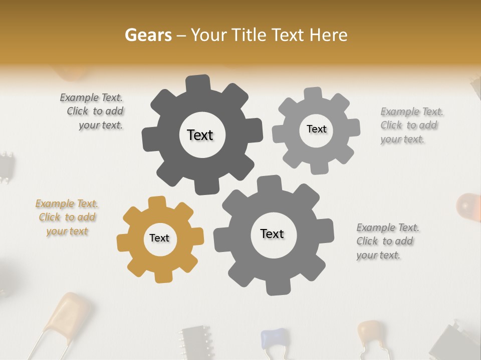 Invitation Foot Integrated Circuit PowerPoint Template