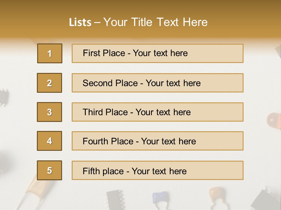 Invitation Foot Integrated Circuit PowerPoint Template