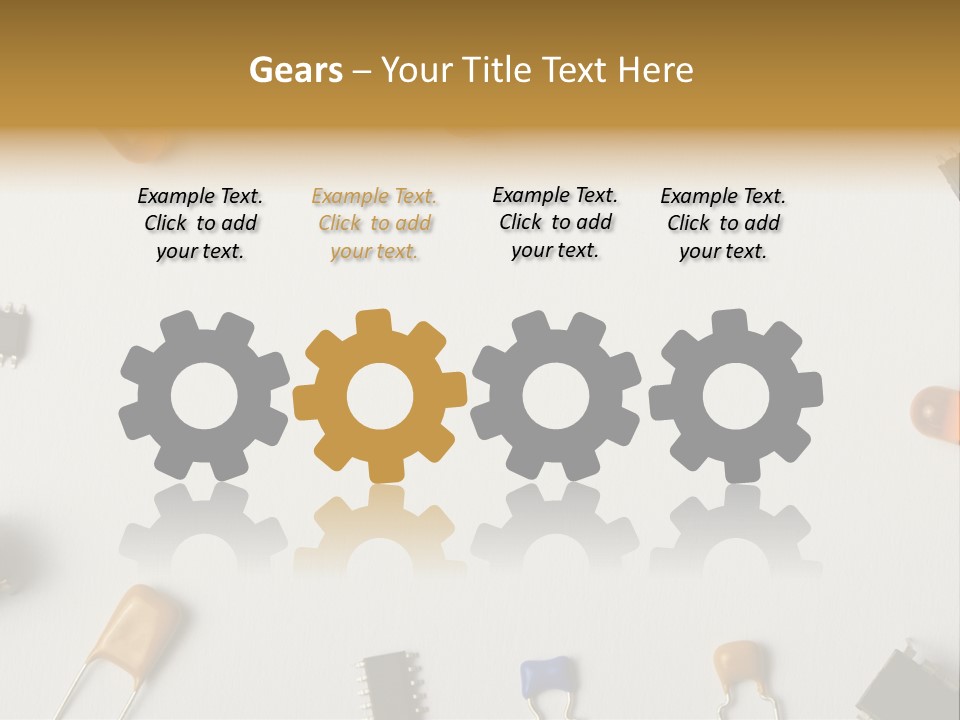 Invitation Foot Integrated Circuit PowerPoint Template