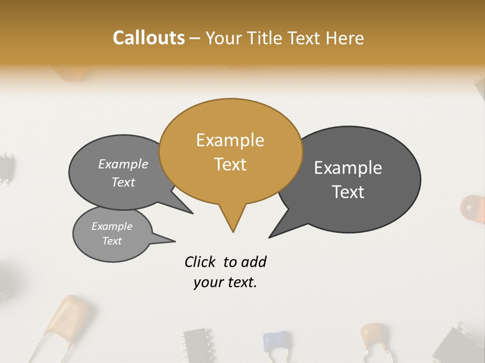 Invitation Foot Integrated Circuit PowerPoint Template