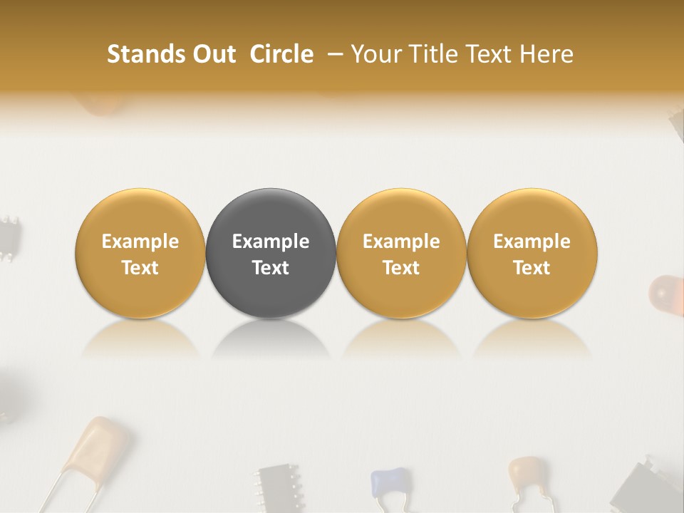 Invitation Foot Integrated Circuit PowerPoint Template