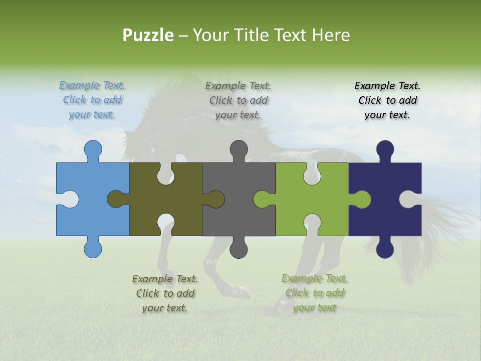 Stallion Livestock Outdoor PowerPoint Template