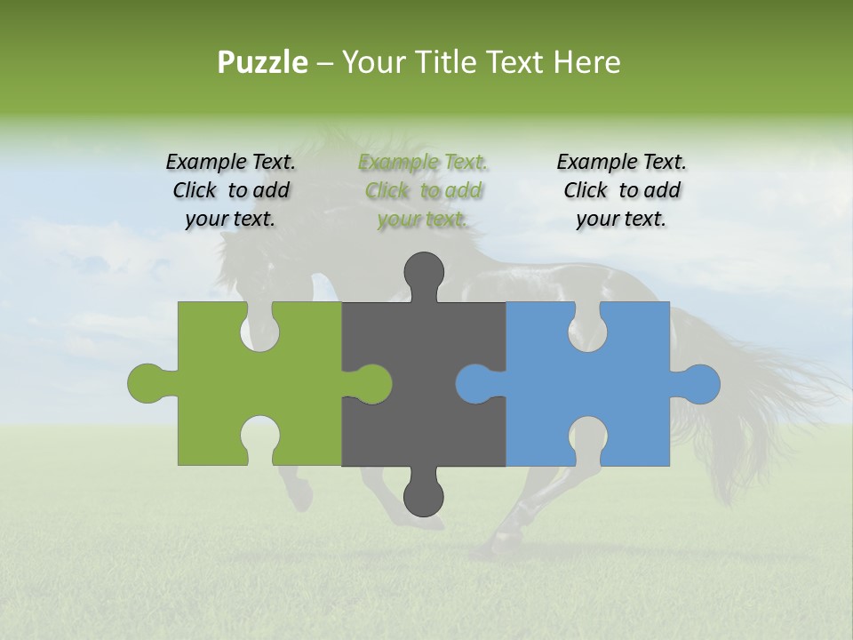 Stallion Livestock Outdoor PowerPoint Template