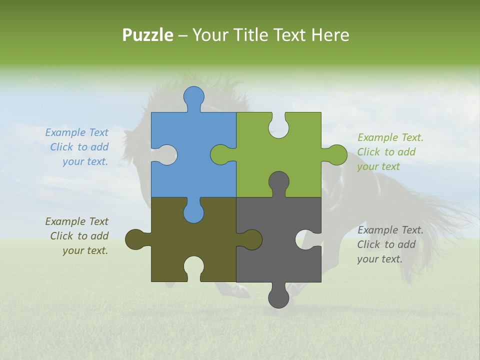 Stallion Livestock Outdoor PowerPoint Template