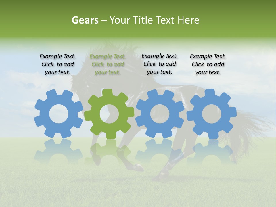 Stallion Livestock Outdoor PowerPoint Template