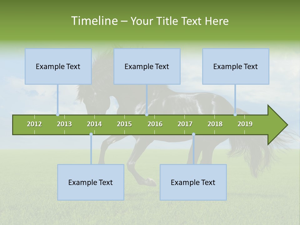 Stallion Livestock Outdoor PowerPoint Template