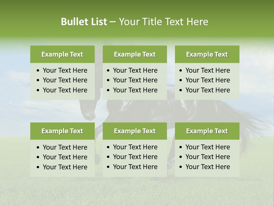 Stallion Livestock Outdoor PowerPoint Template