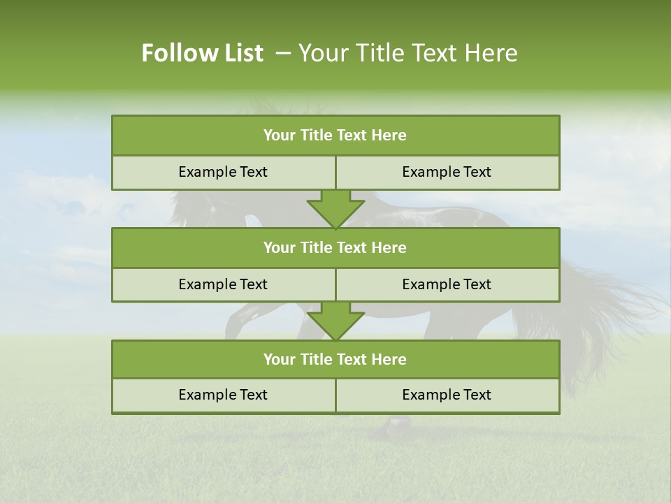Stallion Livestock Outdoor PowerPoint Template