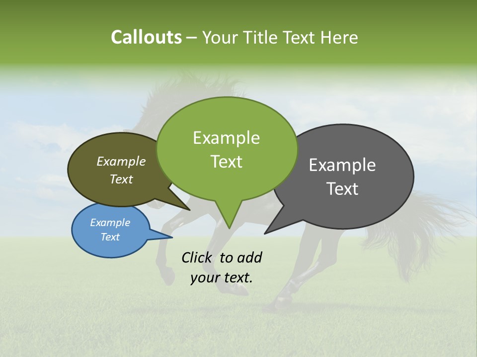 Stallion Livestock Outdoor PowerPoint Template