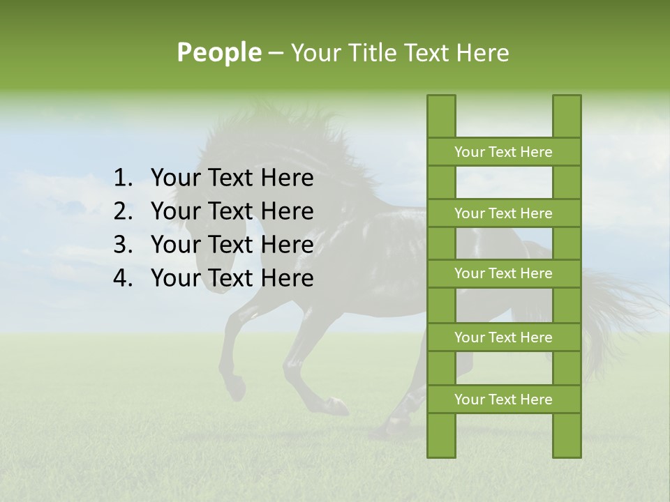 Stallion Livestock Outdoor PowerPoint Template