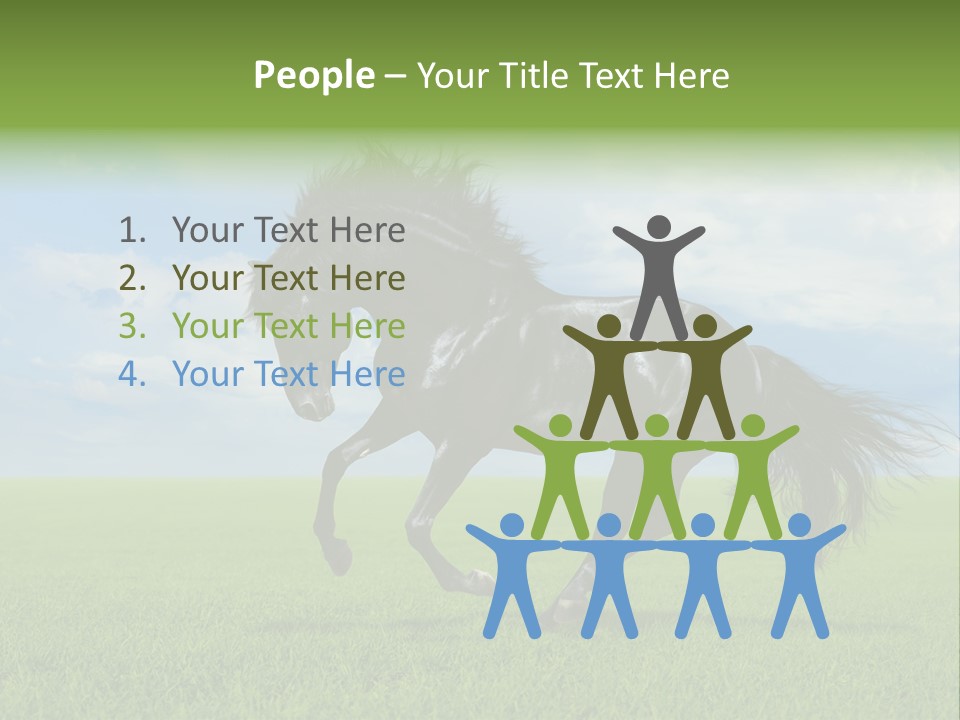 Stallion Livestock Outdoor PowerPoint Template