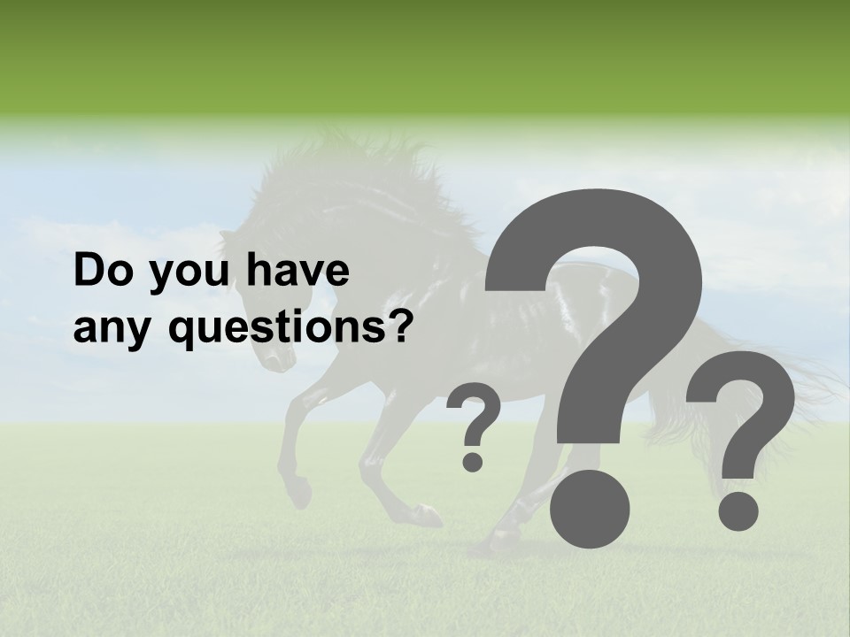 Stallion Livestock Outdoor PowerPoint Template