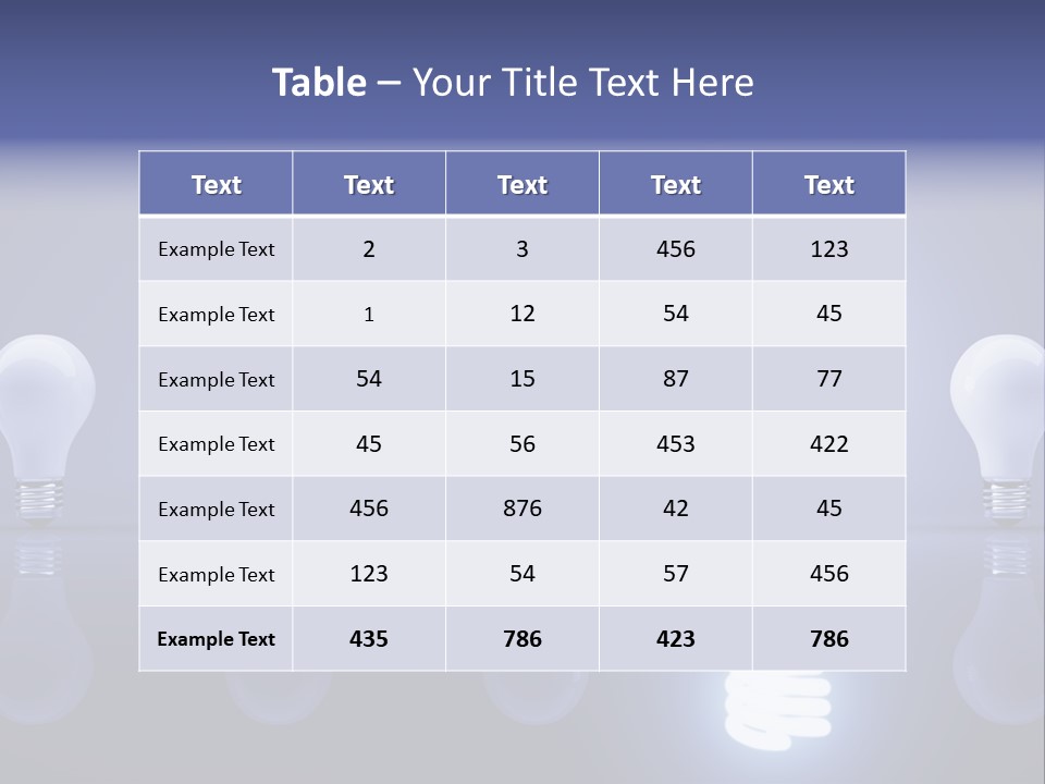 Glass Power Eco Friendly PowerPoint Template