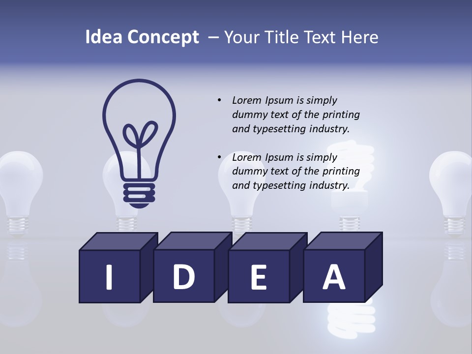 Glass Power Eco Friendly PowerPoint Template