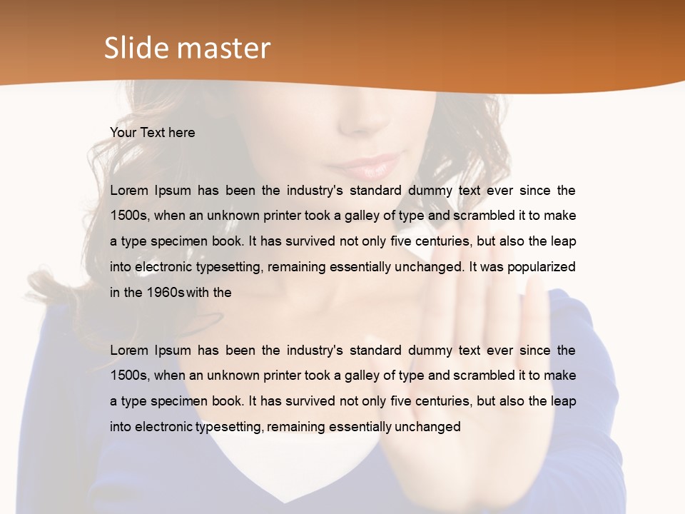 People Young White Background PowerPoint Template