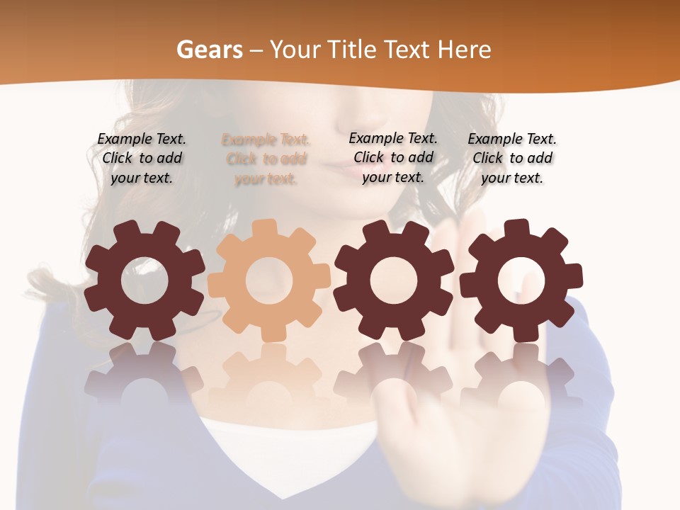 People Young White Background PowerPoint Template