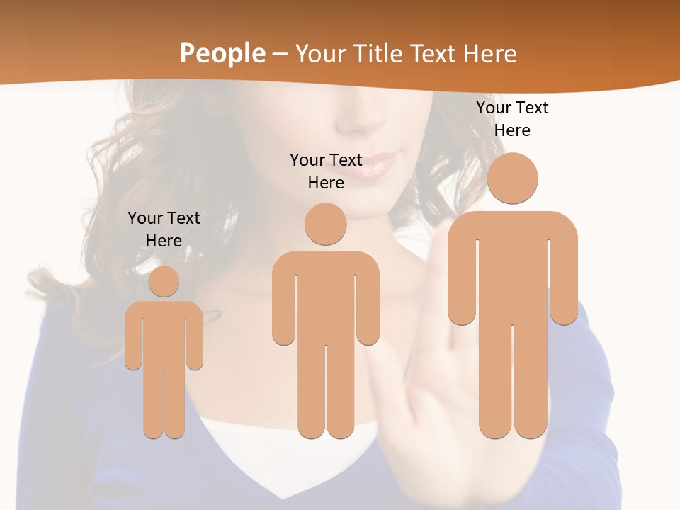 People Young White Background PowerPoint Template