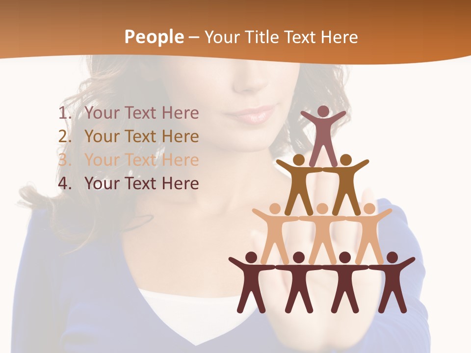People Young White Background PowerPoint Template