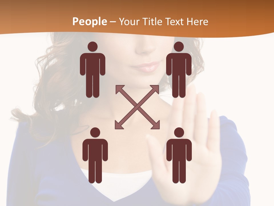 People Young White Background PowerPoint Template