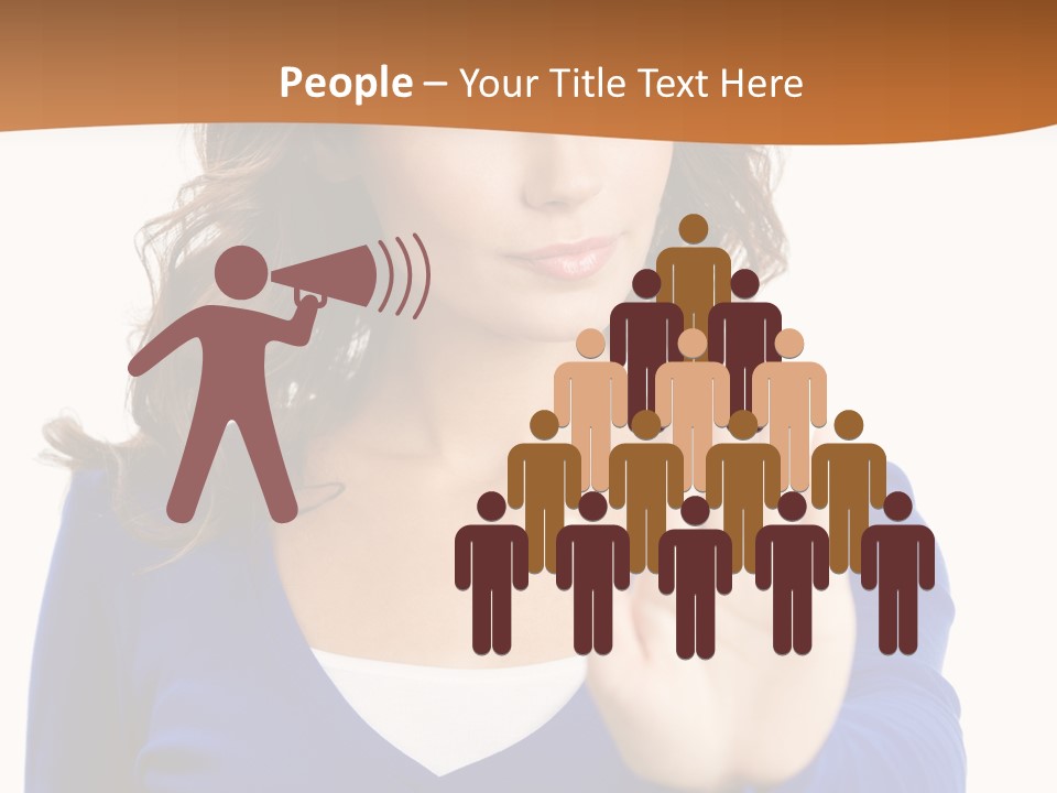 People Young White Background PowerPoint Template