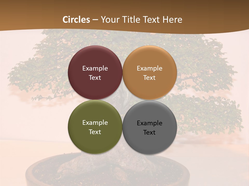 Miniature Wooden Little PowerPoint Template