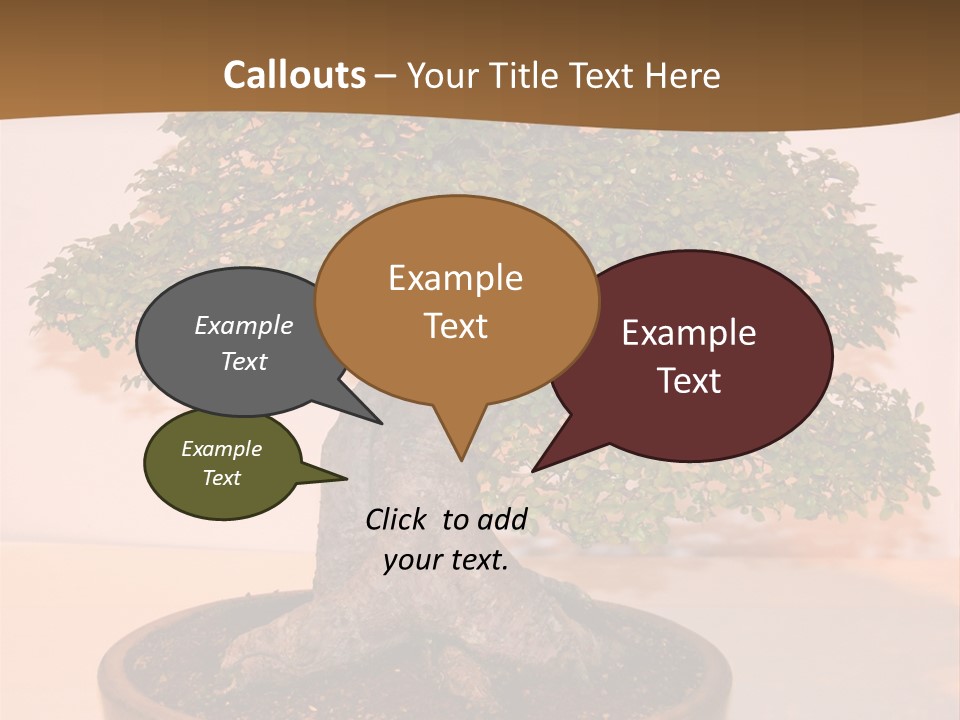 Miniature Wooden Little PowerPoint Template