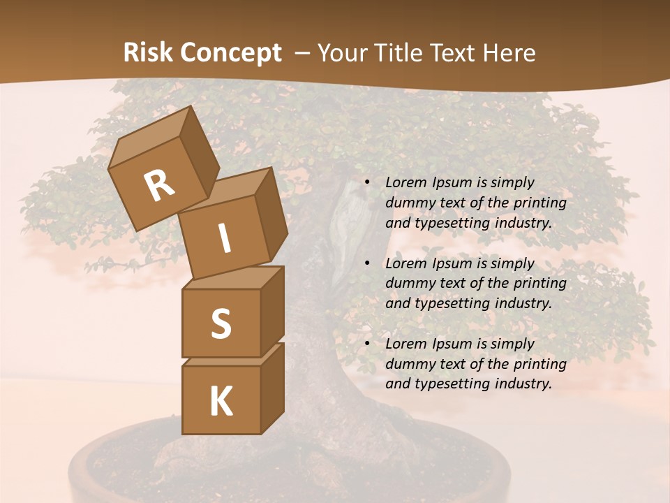 Miniature Wooden Little PowerPoint Template