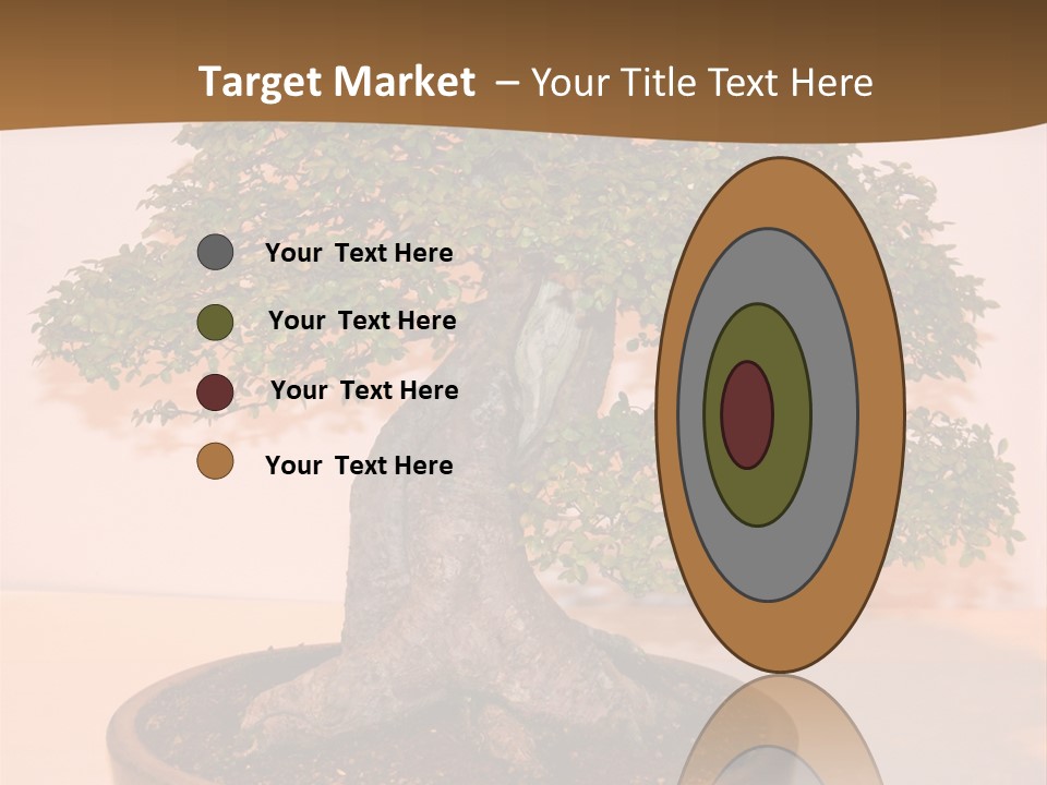 Miniature Wooden Little PowerPoint Template