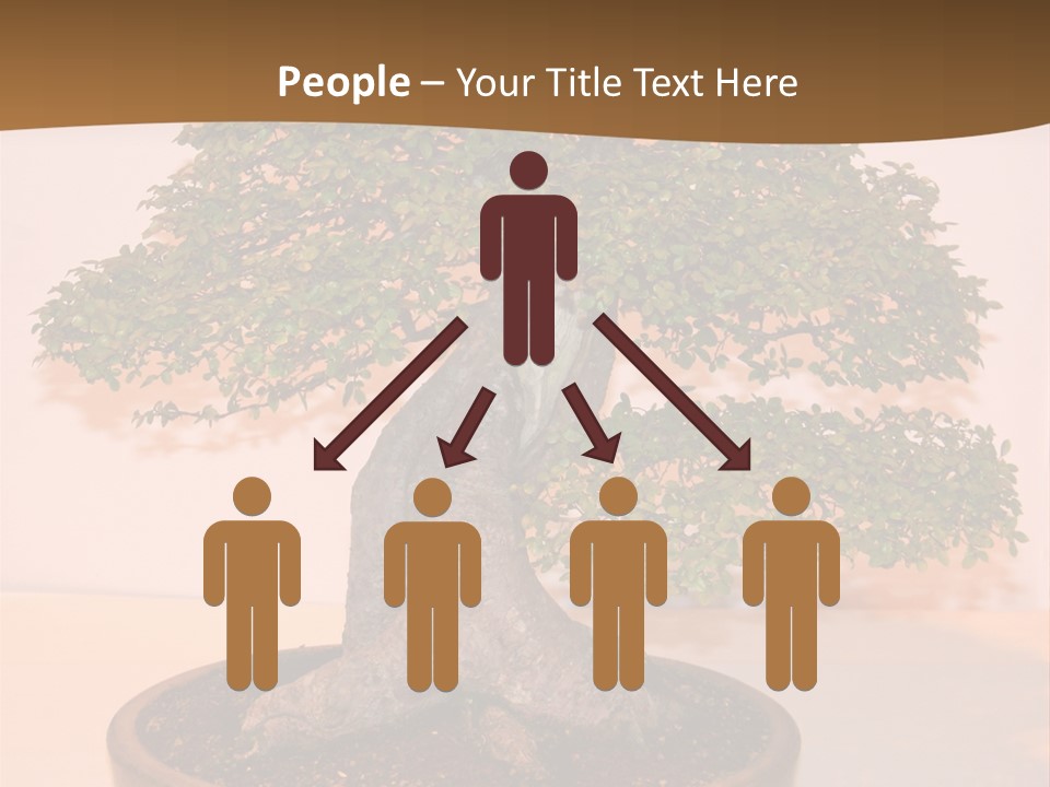 Miniature Wooden Little PowerPoint Template