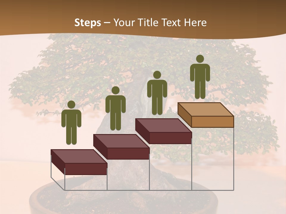 Miniature Wooden Little PowerPoint Template