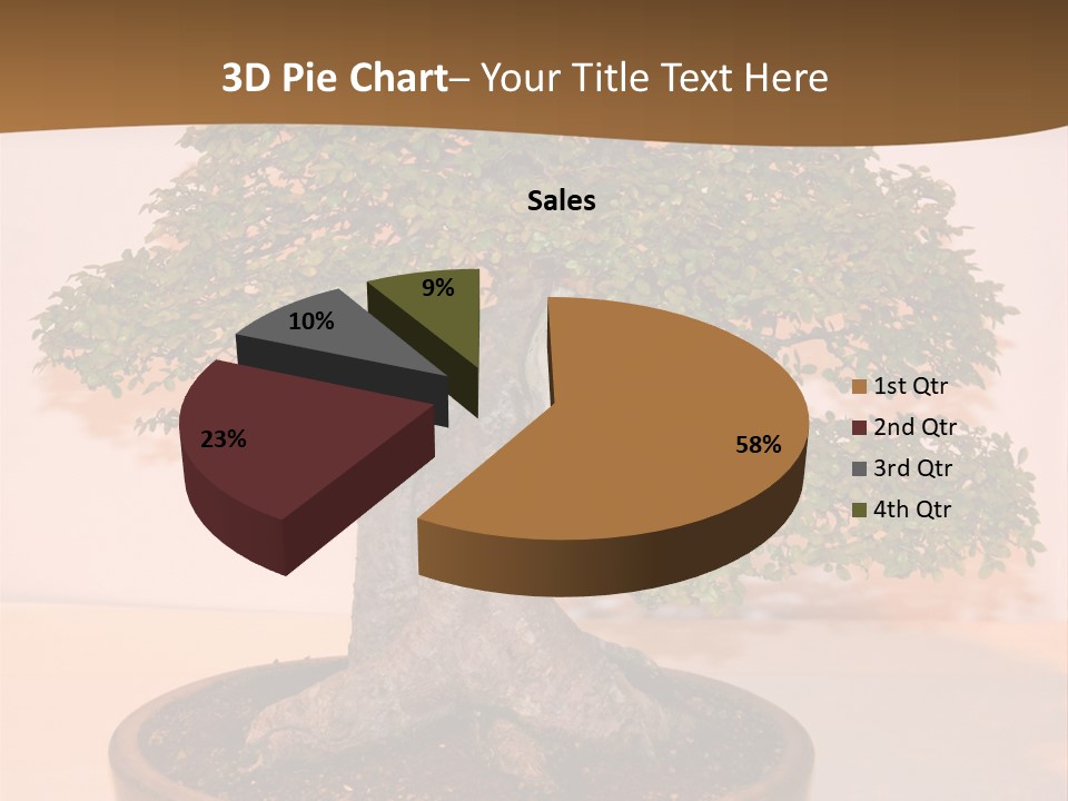 Miniature Wooden Little PowerPoint Template