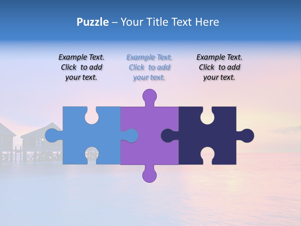 Relaxation Exotic Sunset PowerPoint Template