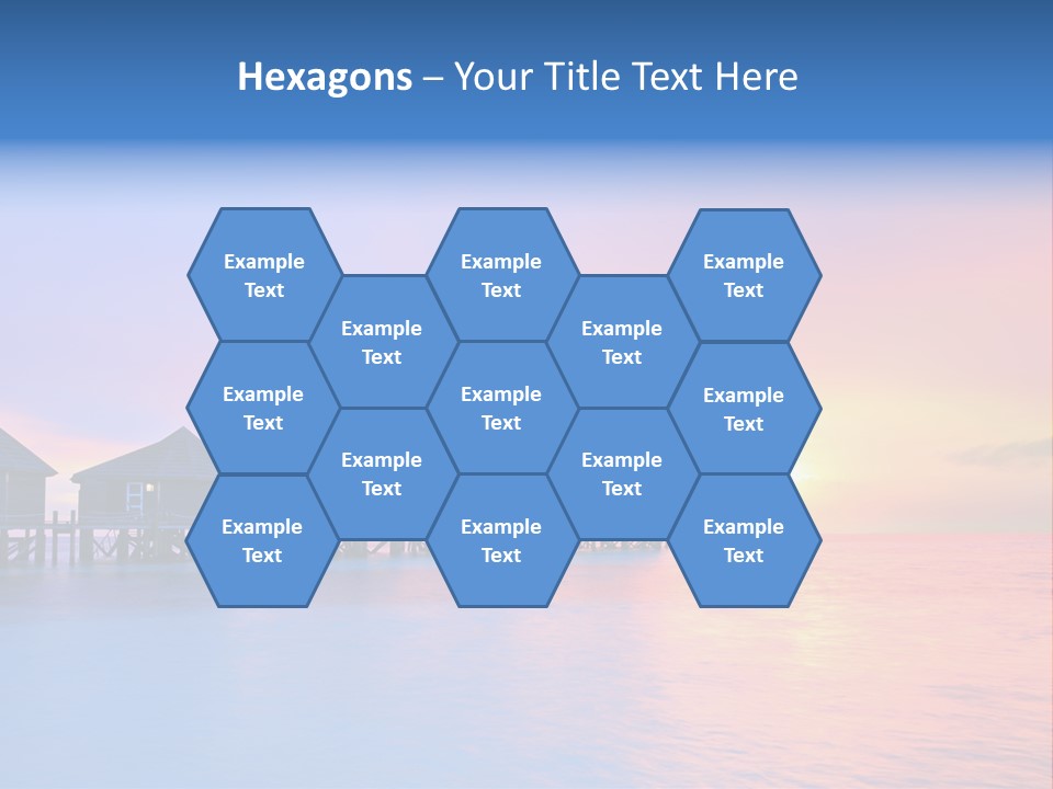 Relaxation Exotic Sunset PowerPoint Template