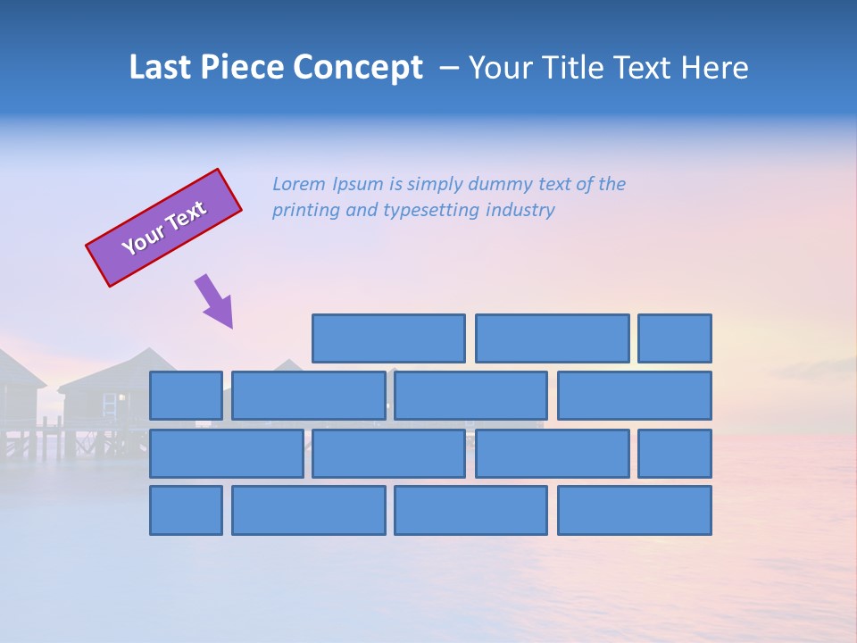 Relaxation Exotic Sunset PowerPoint Template