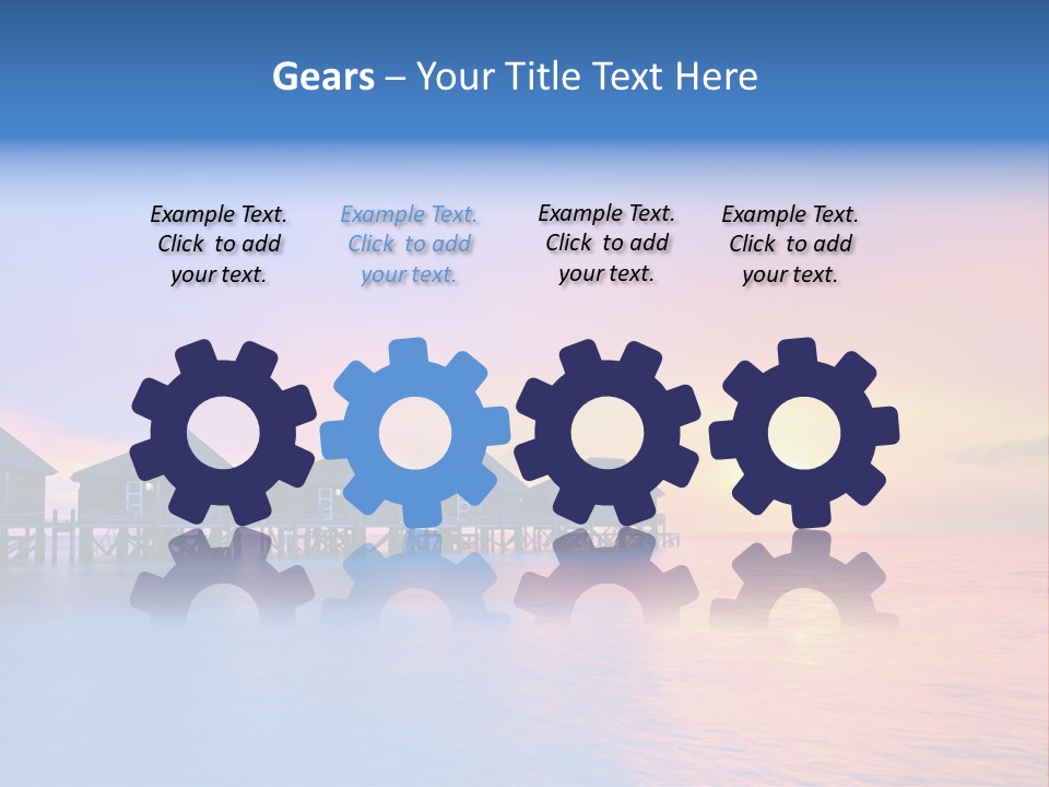 Relaxation Exotic Sunset PowerPoint Template