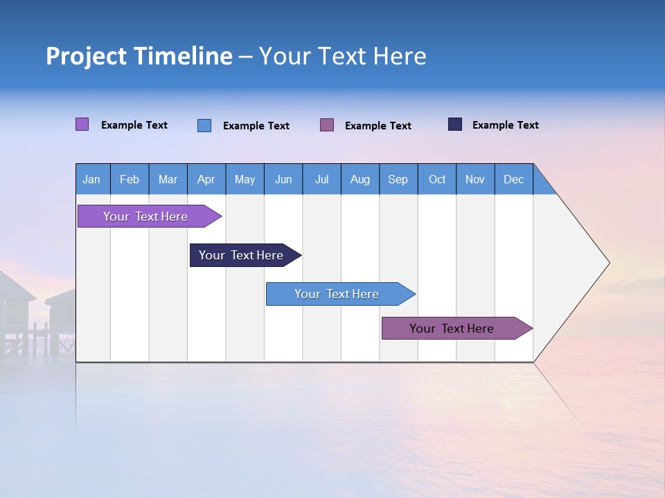 Relaxation Exotic Sunset PowerPoint Template