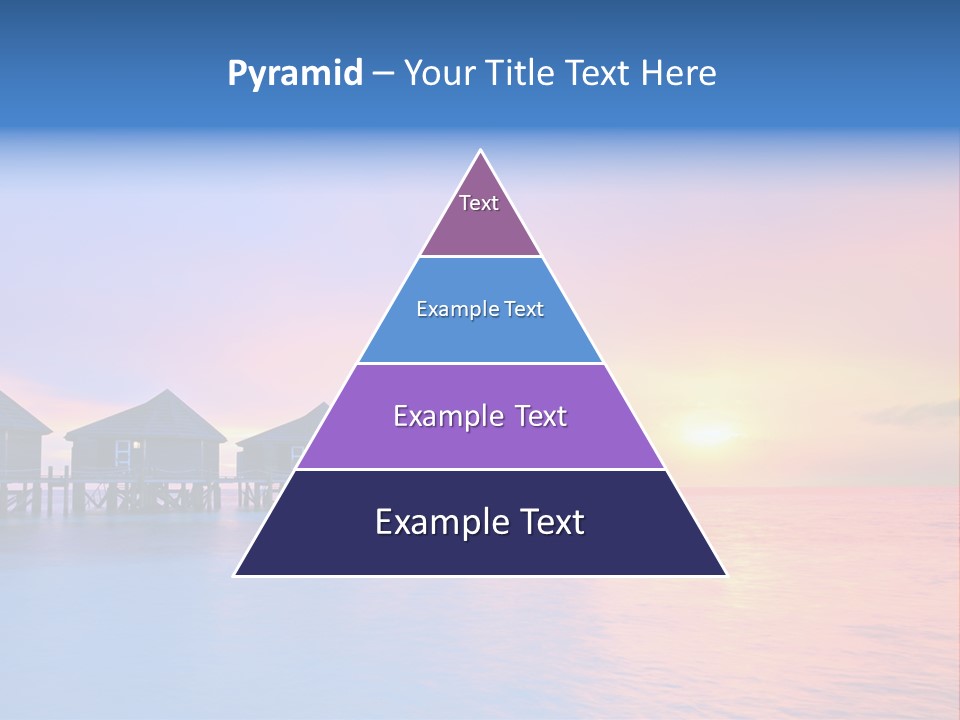 Relaxation Exotic Sunset PowerPoint Template