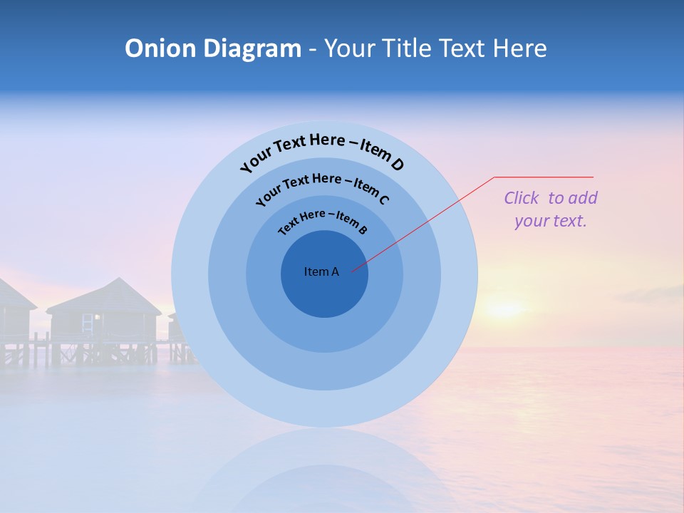 Relaxation Exotic Sunset PowerPoint Template