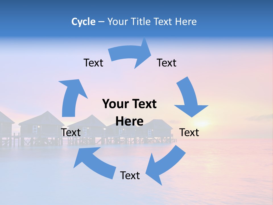 Relaxation Exotic Sunset PowerPoint Template