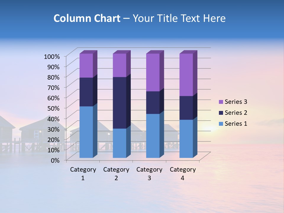 Relaxation Exotic Sunset PowerPoint Template