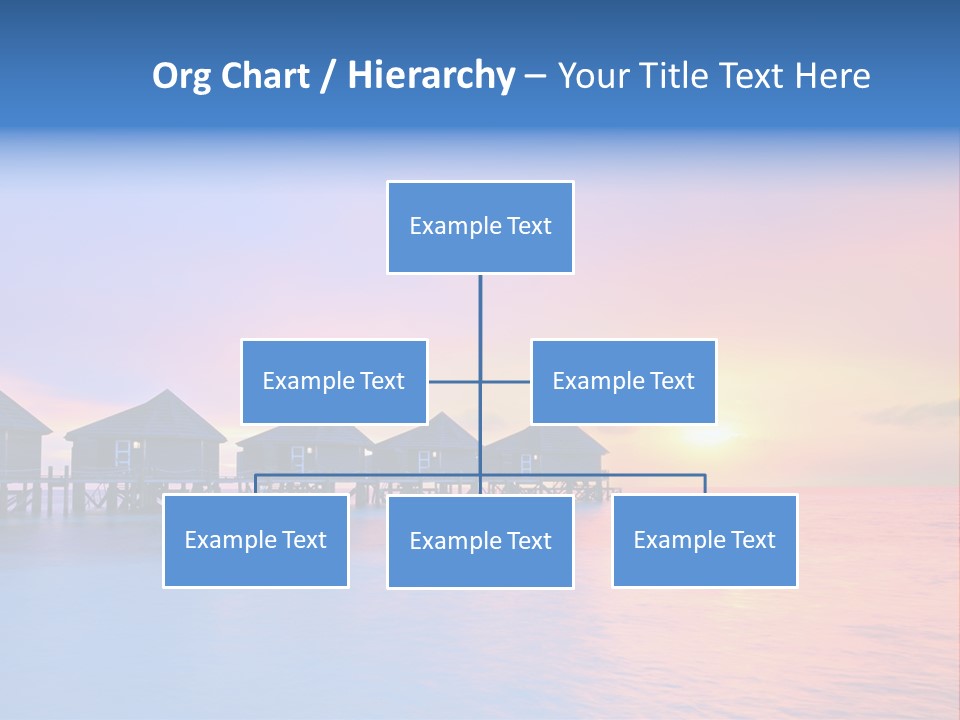 Relaxation Exotic Sunset PowerPoint Template