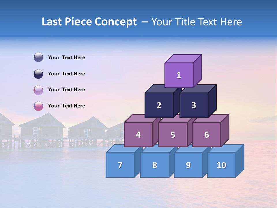Relaxation Exotic Sunset PowerPoint Template