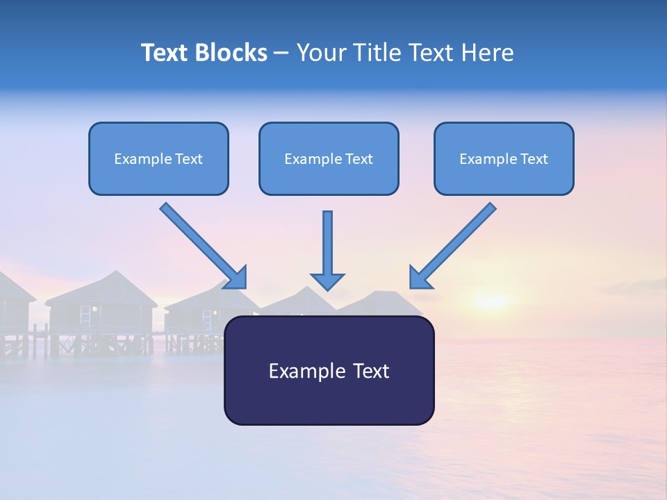 Relaxation Exotic Sunset PowerPoint Template
