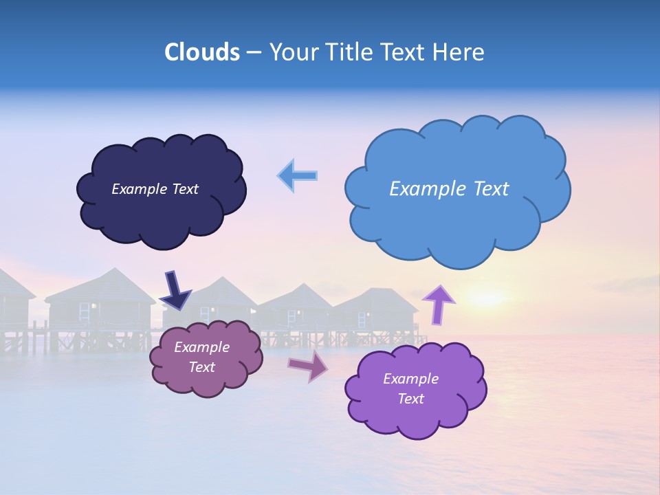 Relaxation Exotic Sunset PowerPoint Template