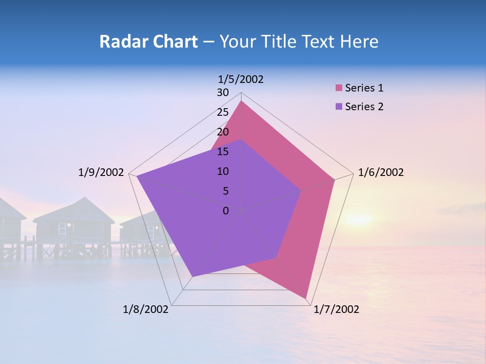 Relaxation Exotic Sunset PowerPoint Template