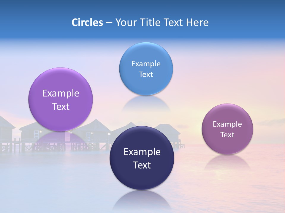 Relaxation Exotic Sunset PowerPoint Template