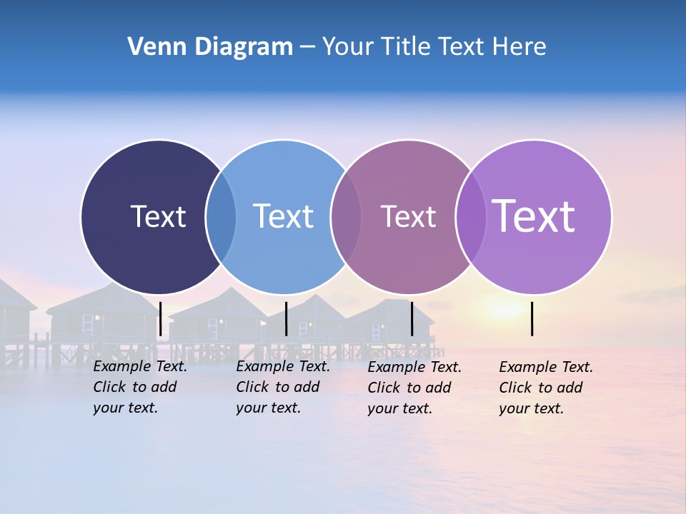 Relaxation Exotic Sunset PowerPoint Template