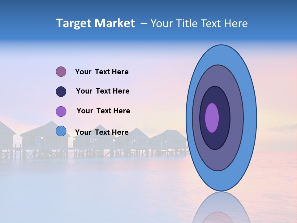 Relaxation Exotic Sunset PowerPoint Template